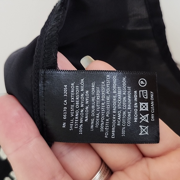 Odille Anthropologie Archival Collection  Mesh Lace Cap Sleeve Sexy Flirty Top - Picture 6 of 8